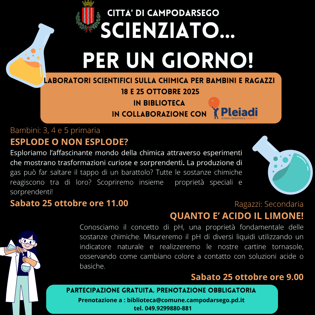 SCIENZIATO MEDIE E 3 4 5 ELEMENTARE