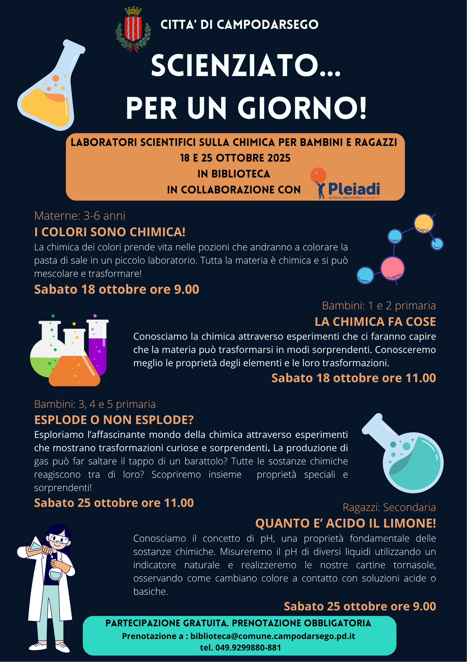 Scienziato per un giorno 2025 poster