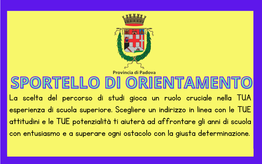 Sportello orientamento provinciale