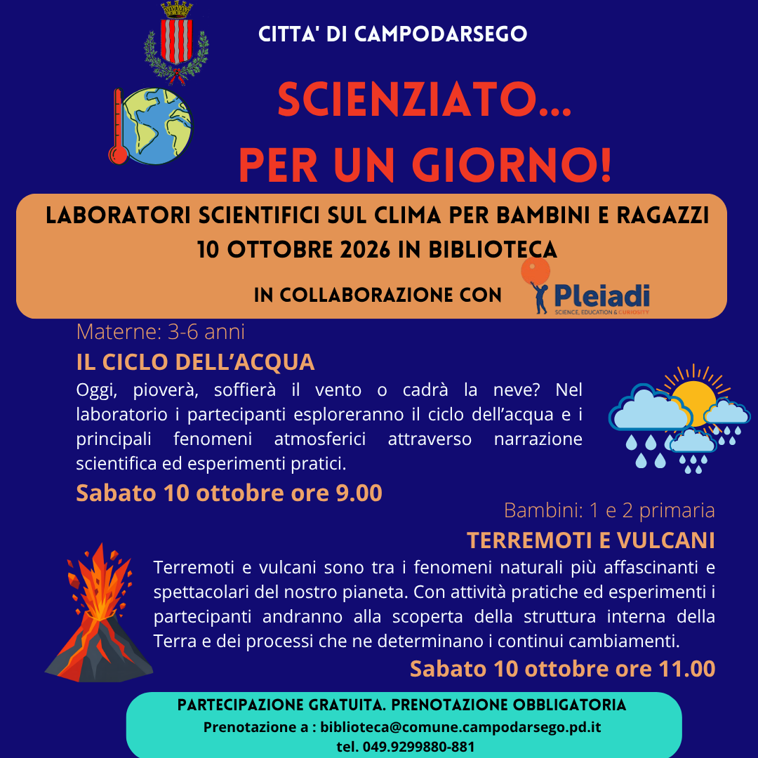 SCIENZIATO ASILO E 1-2 ELEMENTARE